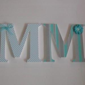 Wood Letters-nursery Decor- Any 4 Letter Name-..